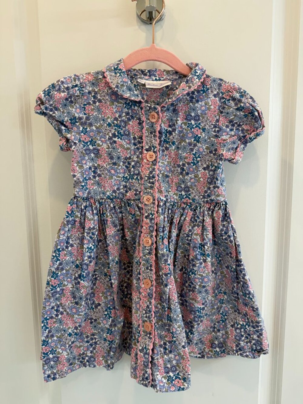 Rachel Riley Floral Girls Dress